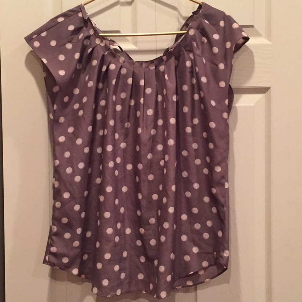 Lauren Conrad Polkadot Blouse